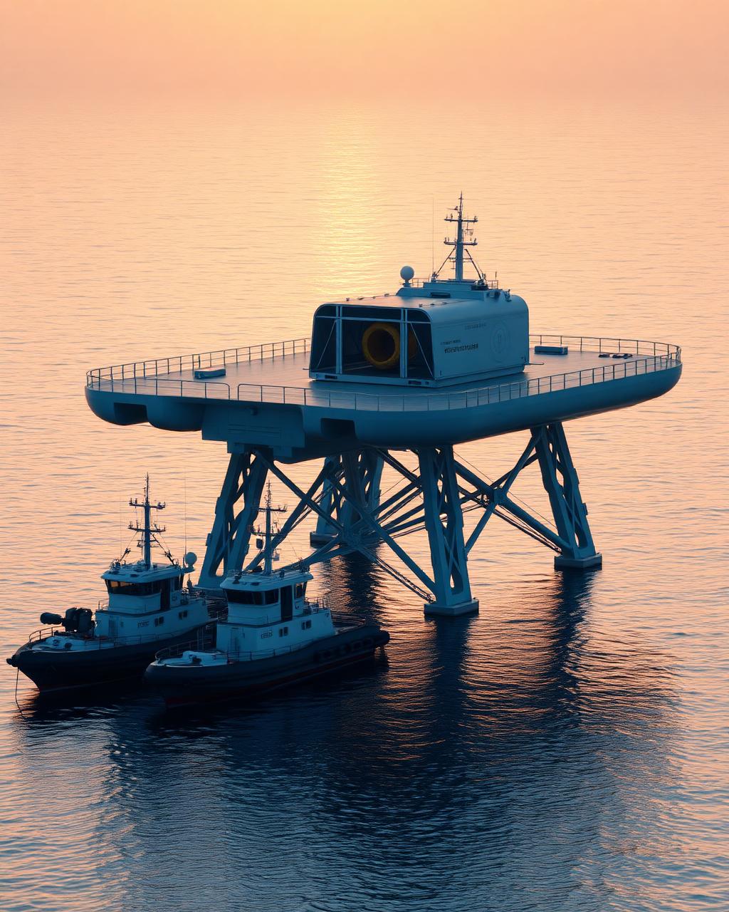 Electric tug mornings